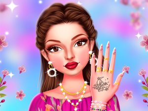 Spring Nail Art Design Game