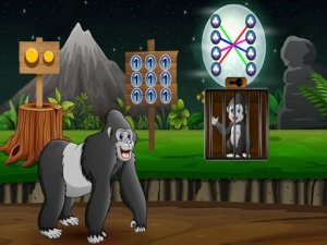 Infant Chimp Escape Puzzle Game