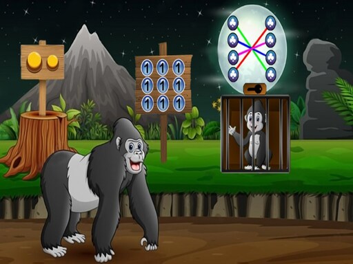 Infant Chimp Escape Puzzle Game