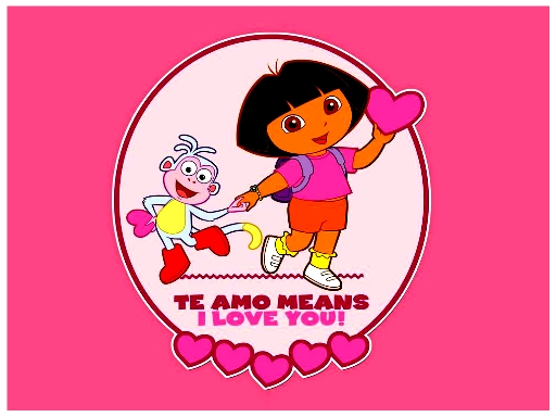 Dora Hidden Harts Online Puzzle Game