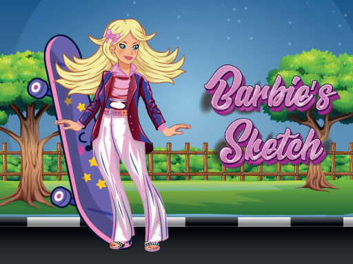 Barbie&rsquo;s Sketch Online Arcade Game