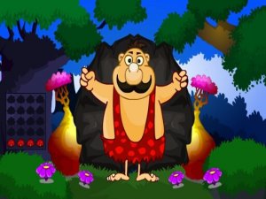 Caveman Forest Escape Puzzle Game - Point and Click Adventure