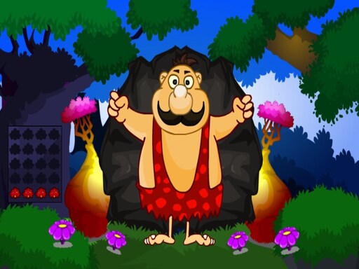 Caveman Forest Escape Puzzle Game - Point and Click Adventure