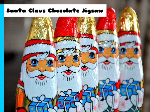 Santa Claus Chocolate Jigsaw Puzzle Game - Puzzle Game