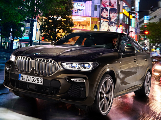 BMW X6 M50i Puzzle Game - Jigsaw Puzzle