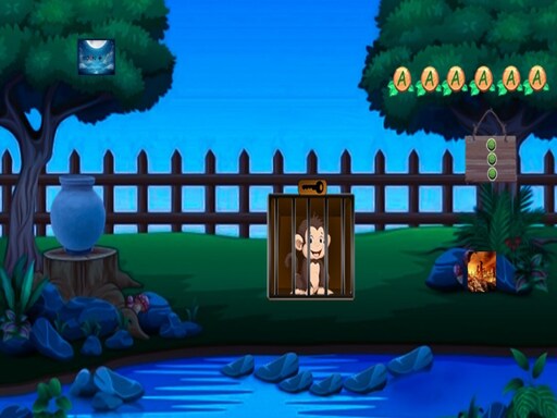 Monkey Escape Puzzle Game - Point and Click Adventure