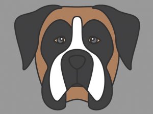 Doggy Face Coloring Online Game Kids Activity