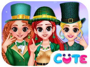 BFF St. Patricks Day Preparation Dress Up Game - Dress Up Game