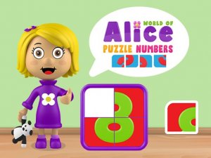World of Alice Puzzle Numbers Game - Kids Puzzle