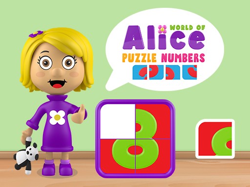 World of Alice Puzzle Numbers Game - Kids Puzzle