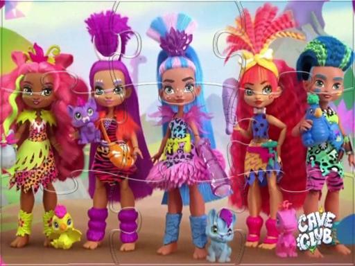 Cave Club Dolls Match 3 Puzzle Game Online - Puzzle Game