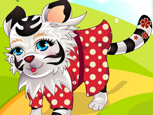 Little Tiger Dress Up Online Dress Up Game