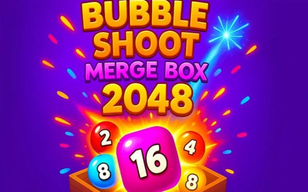 Bubble Shoot Merge Box 2048