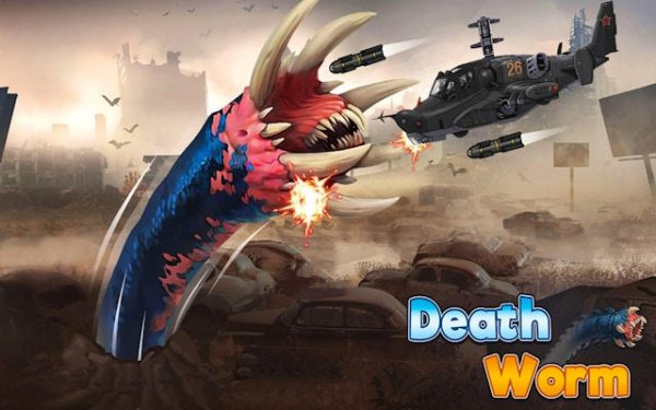 Giant Underground Worm Adventure Game
