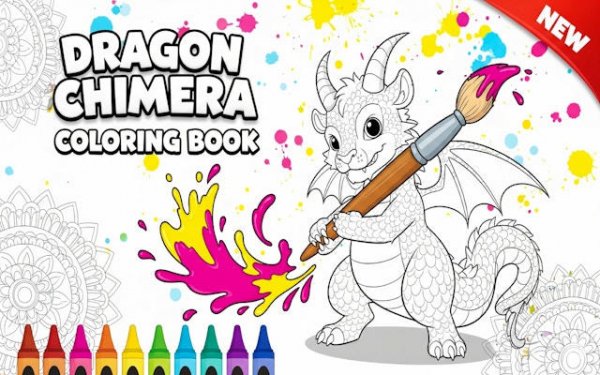 Dragon Chimera Coloring Book: Free Online Art Game