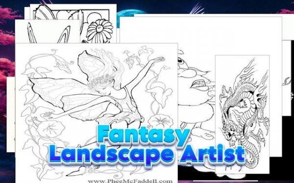 Fantasy Landscape Artist - Digital Coloring & Art Game