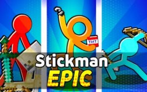 Pixel Stickman Adventure Runner