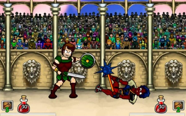 Swords and Sandals: Champion Sprint - Turn-Based Gladiator Arena Game