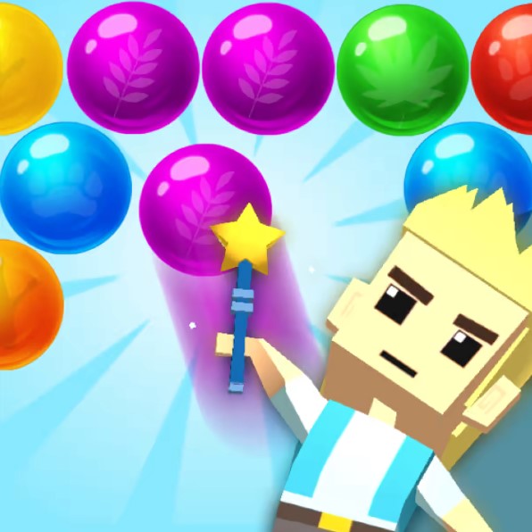 Bubble Shooter Heroes Puzzle Game - Dice Adventure